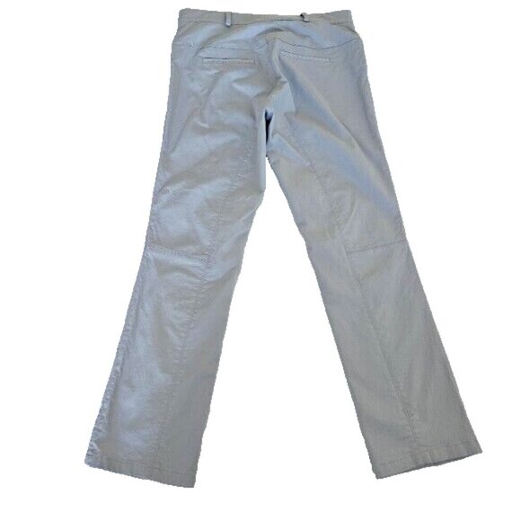 Veronica Beard Pants Womens US 8 Grey Straight Leg Mid Rise Cotton Career Casual - Picture 15 of 15